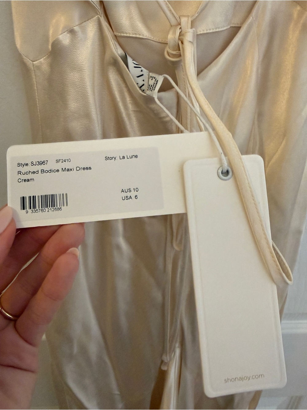 Shona Joy La Lune Ruched Bodice Maxi Dress - Picture 6 of 7